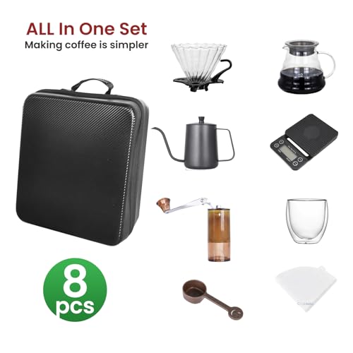 Pour Over Coffee Maker Set