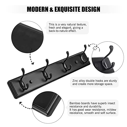 Heavy Duty Wooden Coat Rack