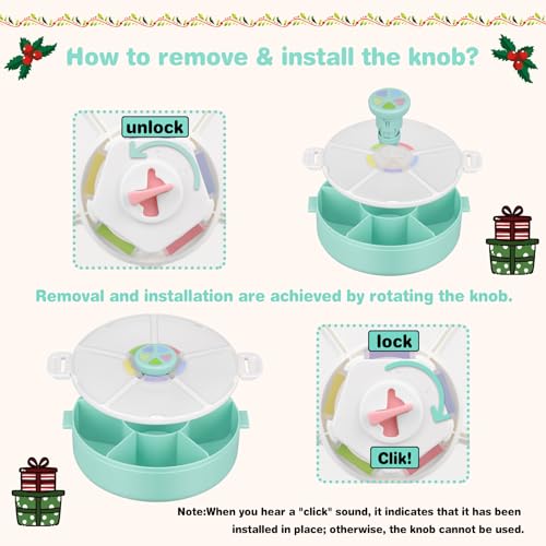 Kids' Rotating Snack Container Set
