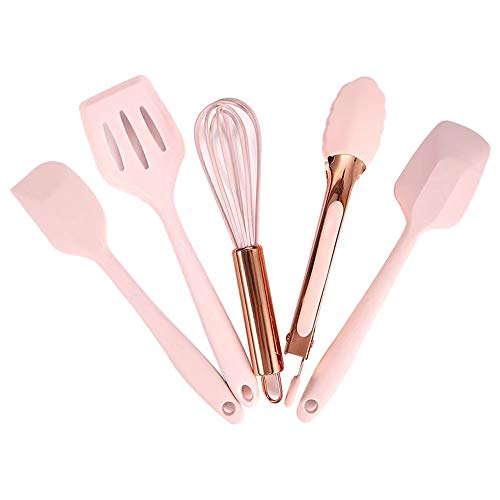 Rose Gold And Pink Kitchen Utensil Small Five (5 Count)