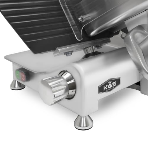 KWS MS 12ET Metal Collection Commercial 420W Electric Meat Slicer 12