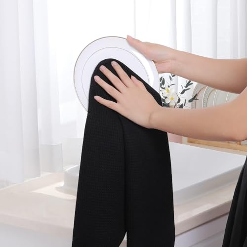 100% Cotton Waffle Weave Kitchen Dish Towels 24 (24 Count)