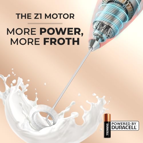 Zulay Powerful Milk Frother for Coffee with Upgraded Titanium Motor