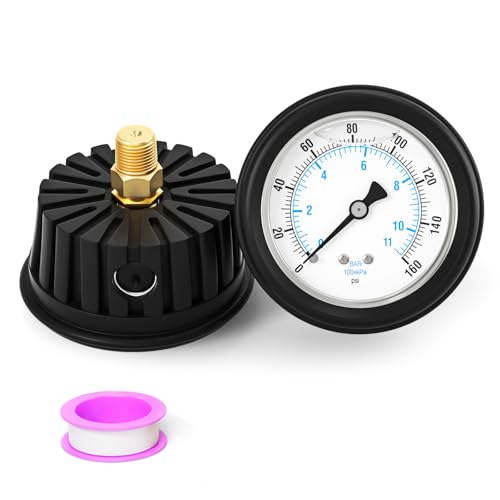 0 160PSI Stainless Steel Liquid Filled Pressure Gauge