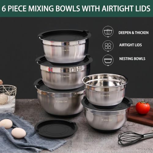 Mixing Bowls with Airtight Lids