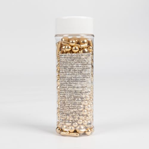 Gold Sprinkles 130g (4.58 Ounce)