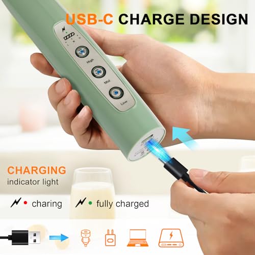 Handheld Milk Frother Wand for Coffee