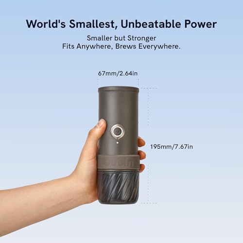 Mino Portable Electric Espresso Machine for Travel with Self