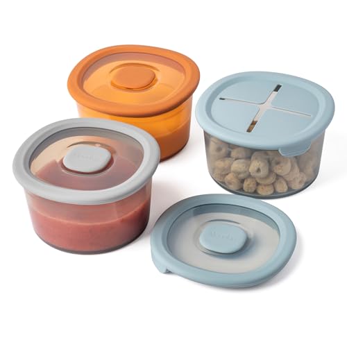 Silicone Snack Containers for Kids (8 Fl Oz)