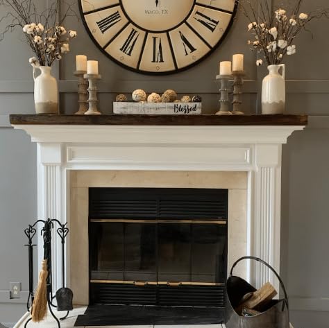 Reclaimed Wood Fireplace Mantel Shelf