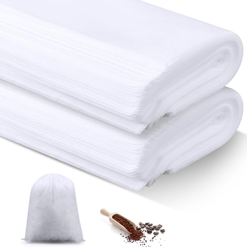 50 Pcs 11.5" x 13" Commercial Home Cold Brew Coffee Filter Bags with Drawstring (50 Count)