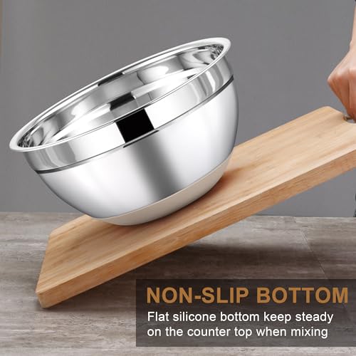 6 Piece Mixing Bowls Set with Airtight Lids (12 Count)