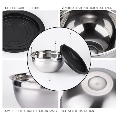 Mixing Bowls with Lids Set (26 Count)