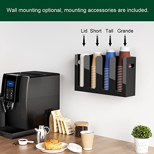 Disposable Coffee Cup Dispenser with Handles