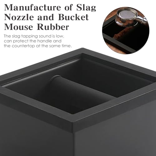 Stainless Steel Coffee Ground Knock Box Chute