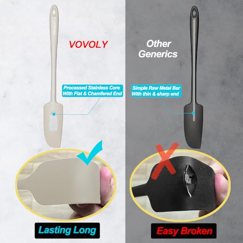 2 Pack Vovoly Silicone Jar Spatulas (2 Count)