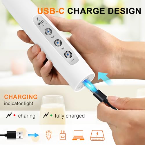 Handheld Milk Frother Wand for Coffee