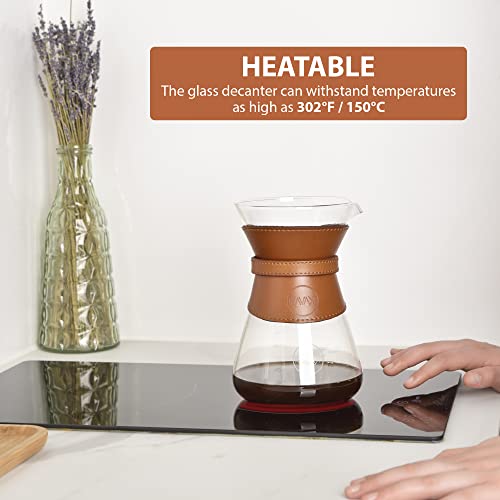 Pour Over Coffee Maker Set with Double