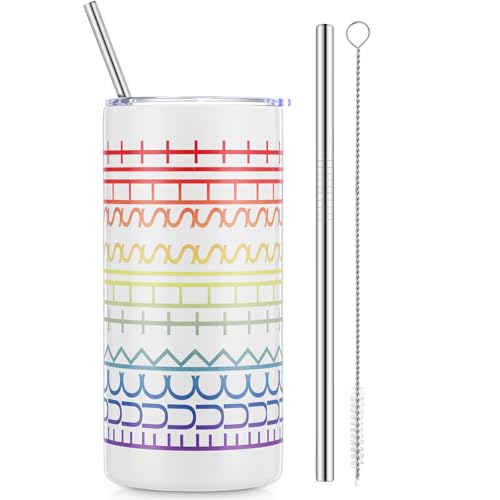16 oz Hidden Message Tumbler Insulated with Lid Straw