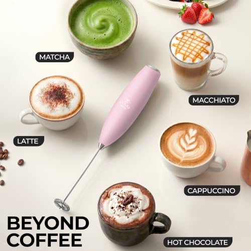 Zulay Powerful Milk Frother for Coffee with Upgraded Titanium Motor