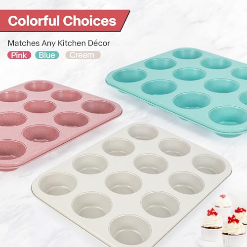 2 Pack Pink Nonstick Muffin Pans (2 Count)