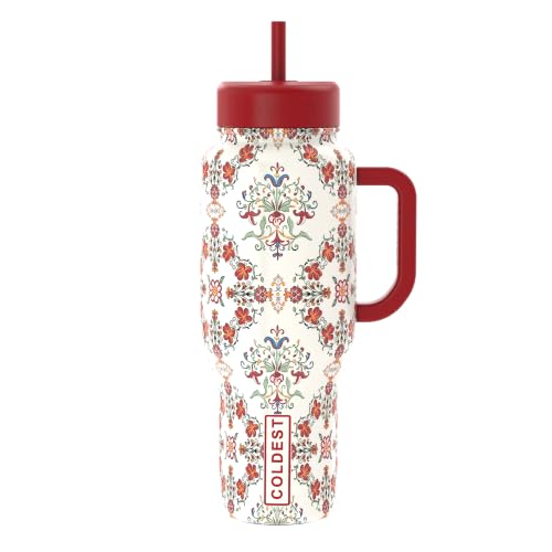 Coldest Tumbler with Handle and Straw