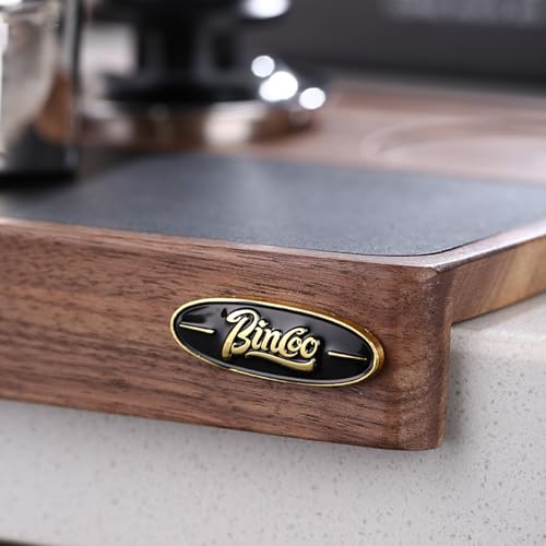 Wooden Corner Coffee Tamper Mat