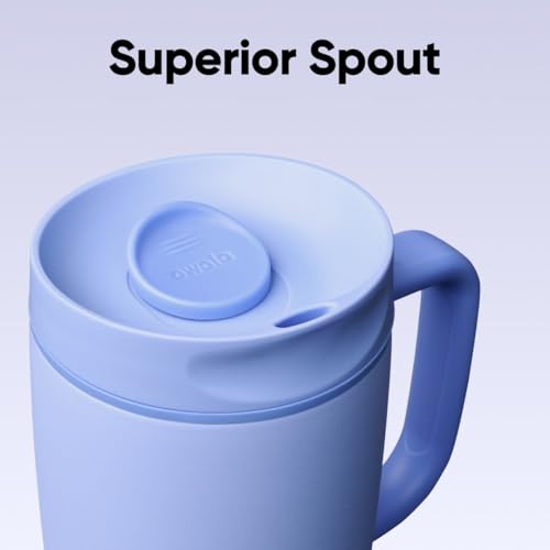 SmoothSip Slider Stainless Steel Insulated Travel Mug with Handle