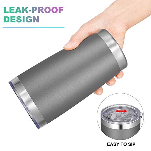 20oz Tumbler with Lid and Straw Stainless Steel Tumbler Cup Bulk Vacuum Insulated Double Wall Travel Coffee Mug Powder Coated Coffee Cup (12 Count)