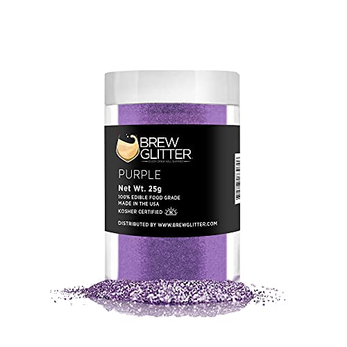 Purple BREW GLITTER Edible Glitter For Drinks