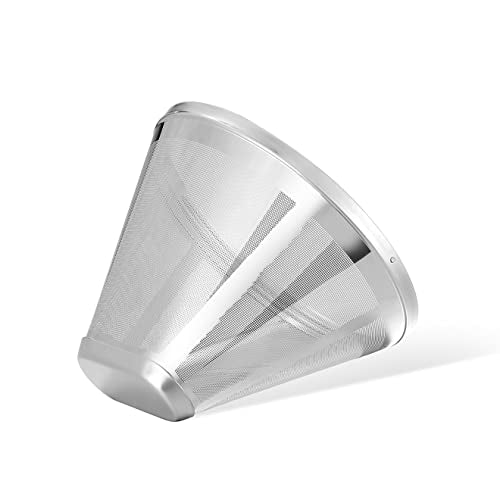Reusable #4 Cone Coffee Filters for Ninja Dual Brew Pro Coffee Makers (2 Count)