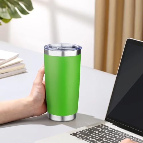 20oz Tumbler with Lid Double Wall Vacuum Insulated Travel Coffee Mug Stainless Steel Thermal Cup Powder Coated Sturdy Coffee Tumbler Bulk for Hot and Cold Beverages (4 Count)