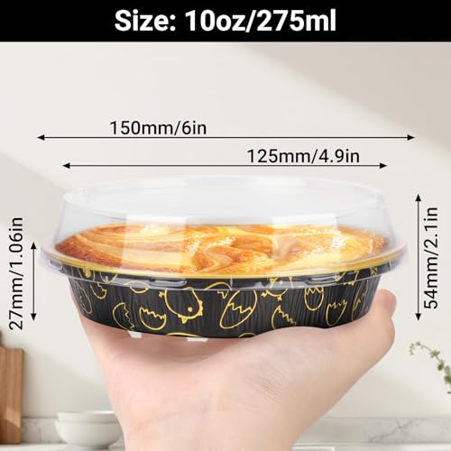 Mini Pie Pans with Lids (25 Count)