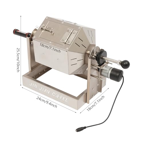 3.8L Drum Coffee Roaster Stainless Steel w