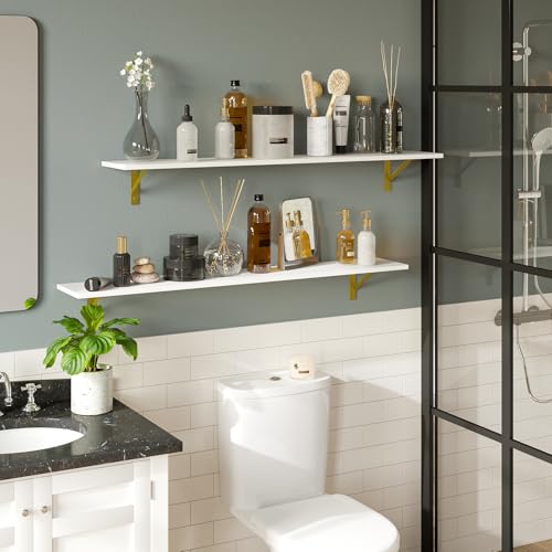 Long Wall Shelves (4 Count)
