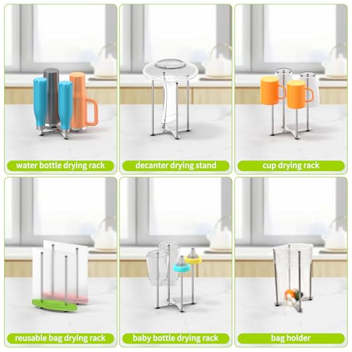 Plastic Bag & Bottle Drying Rack