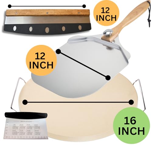 Round Pizza Stone for Oven 16 inch