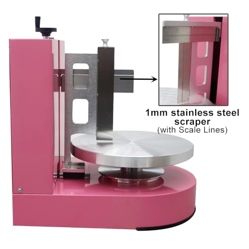 Electric Cake Frosting & Smoothing Machine Stainless Steel 110V
