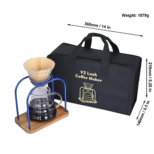 Pour Over Coffee Maker Stand with Coffee Drip