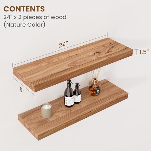 Floating Shelves for Wall Decor (2 Count)