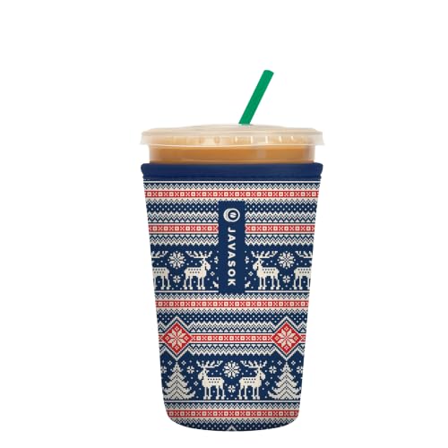 JavaSok Iced Coffee & Cold Soda Insulated Neoprene Cup Sleeve