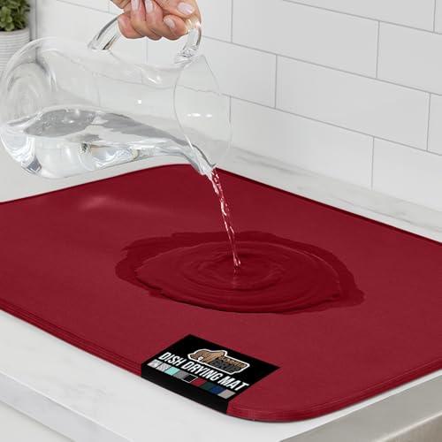 Ultra Absorbent Microfiber Dish Drying Mat