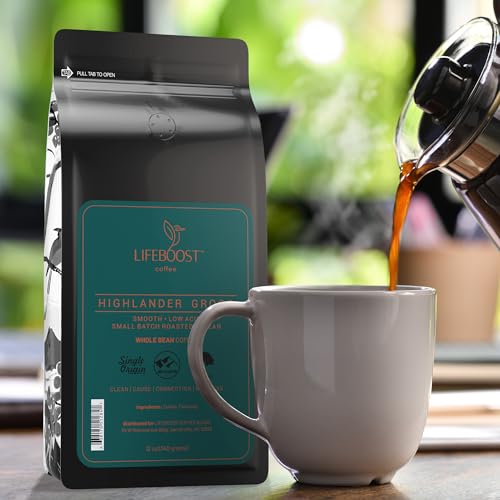 Highlander Grogg Whole Bean Coffee (12 Ounce)
