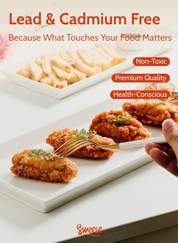 Rectangular Porcelain Platters (4 Count)