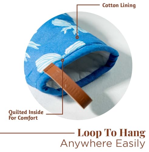 Oven Mitts Blue (2 Count)