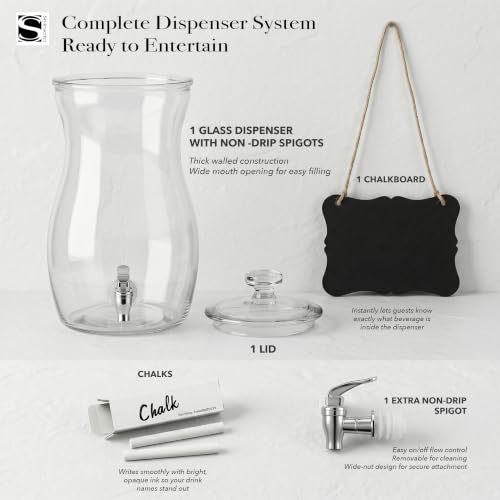 Glass Beverage Dispenser