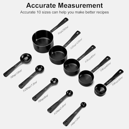 Measuring Cups and Spoons Set (10 Count)