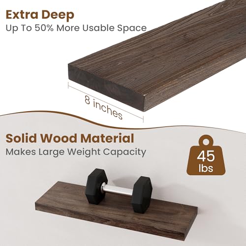 Floating Shelves for Wall Decor (2 Count)