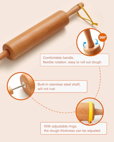 Classic Wood Rolling Pin