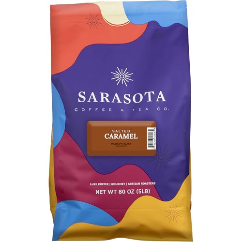 Sarasota Coffee Whole Bean Salted Caramel (80 Ounce)